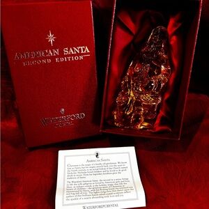 Waterford Crystal American Santa Second Edition